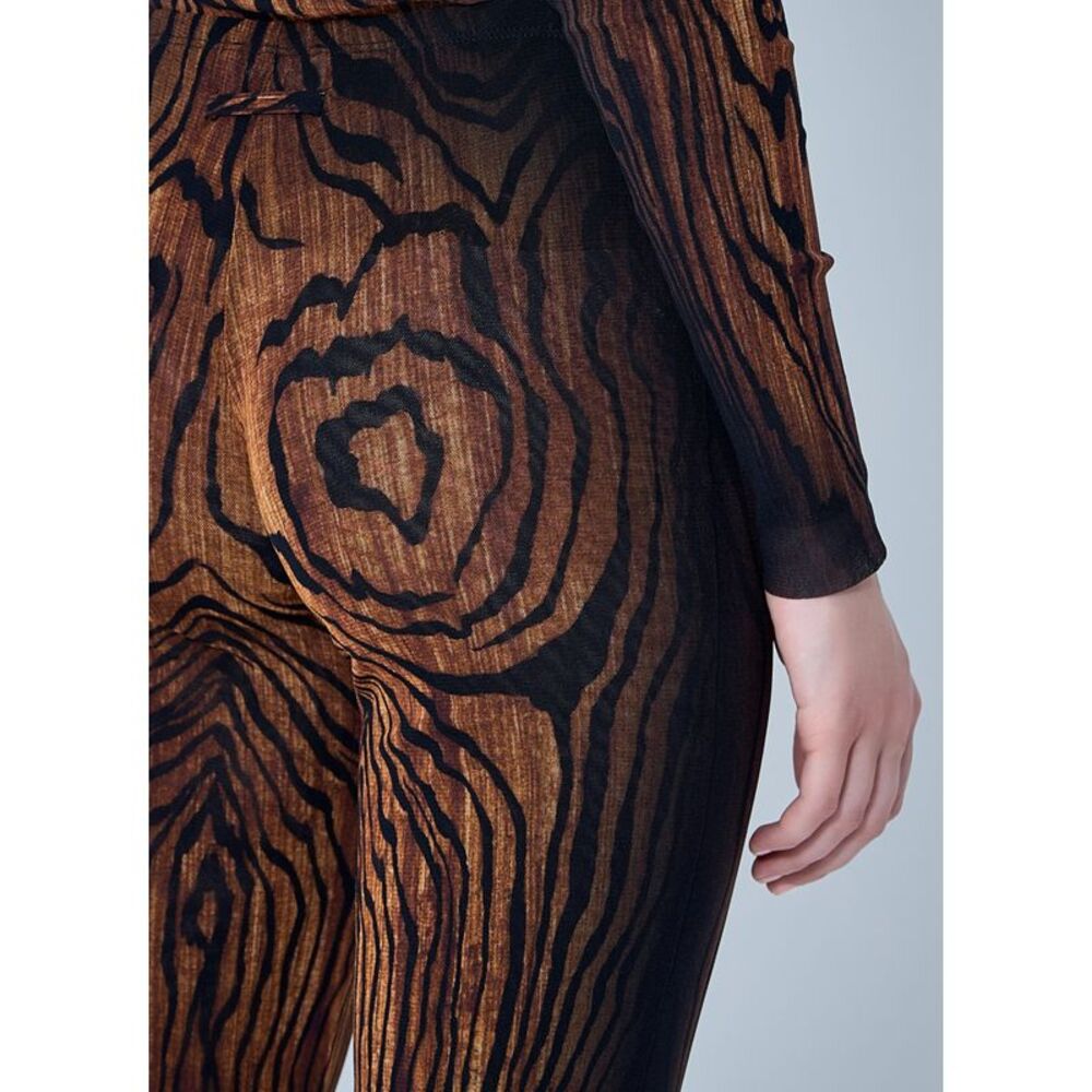 Jean Paul Gaultier Women Wood Mesh Pants - Picture 6 of 6